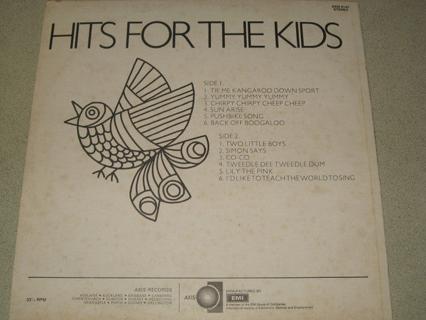 Unknown Artist : Hits For The Kids (LP, Comp)