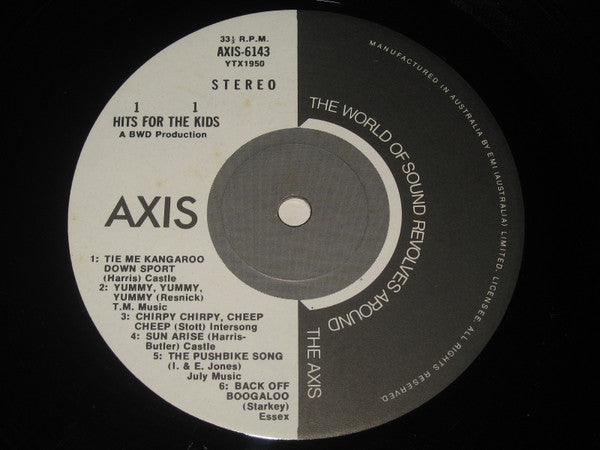 Unknown Artist : Hits For The Kids (LP, Comp)