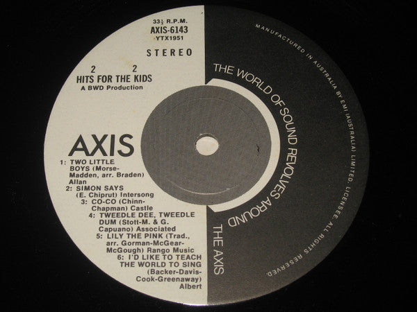 Unknown Artist : Hits For The Kids (LP, Comp)