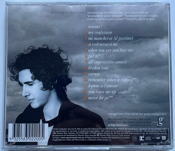 Josh Groban : Closer (CD, Album, Enh)