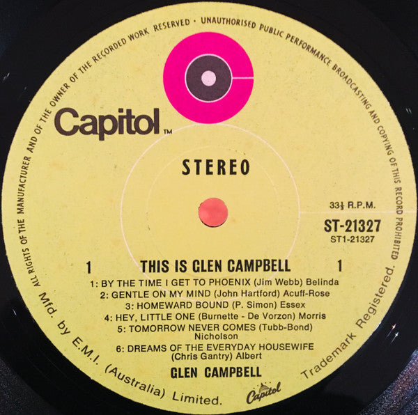 Glen Campbell : This Is Glen Campbell (LP, Comp)