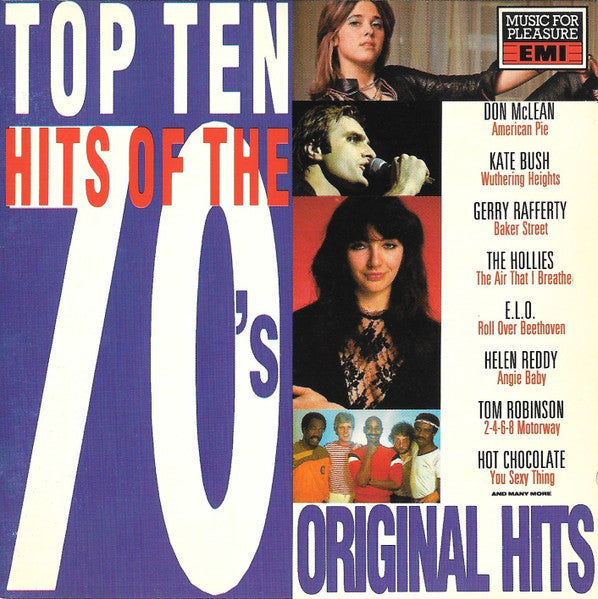 Various : Top Ten Hits Of The 70's (CD, Comp)