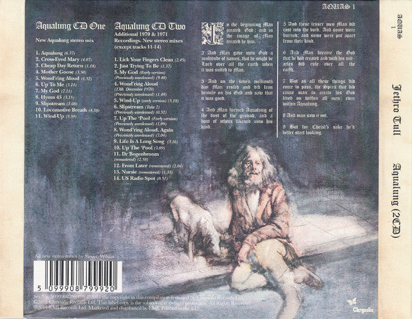 Jethro Tull : Aqualung (40th Anniversary Special Edition) (2xCD, Album, RE, RM, S/Edition)