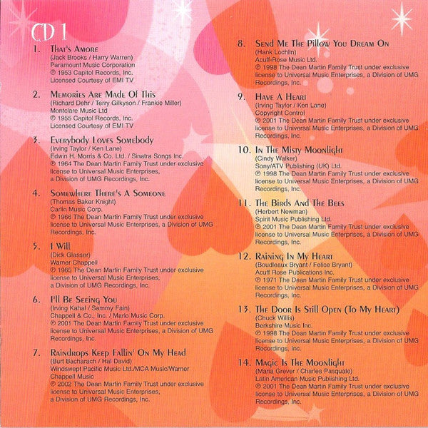 Dean Martin : That's Amore  (2xCD, Comp)