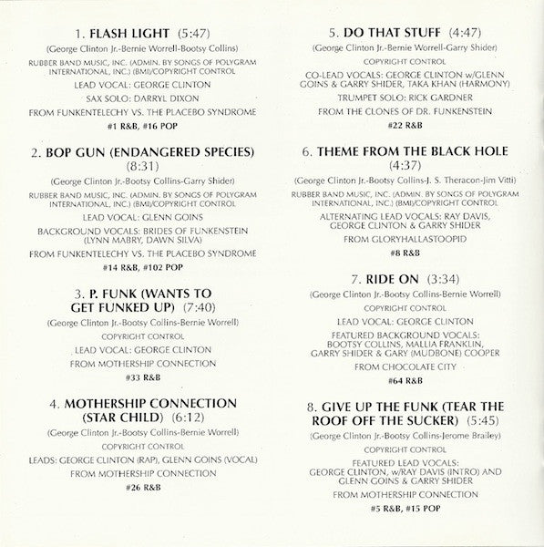 Parliament : The Best Of Parliament: Give Up The Funk (CD, Comp, RM, RP)