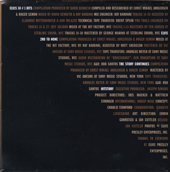 Elvis Presley : Hitstory (3xCD, Comp)