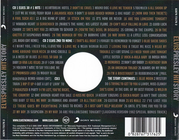 Elvis Presley : Hitstory (3xCD, Comp)