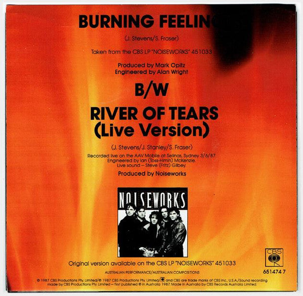 Noiseworks : Burning Feeling (7", Single)