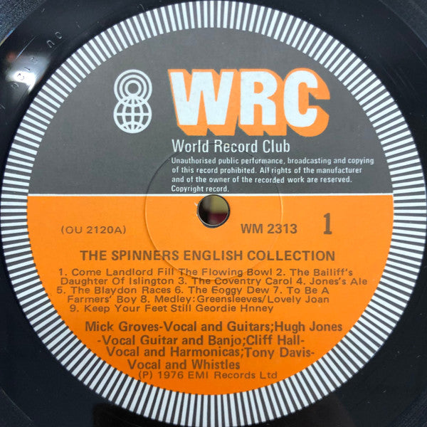 The Spinners : English Collection (LP, Album, Club)