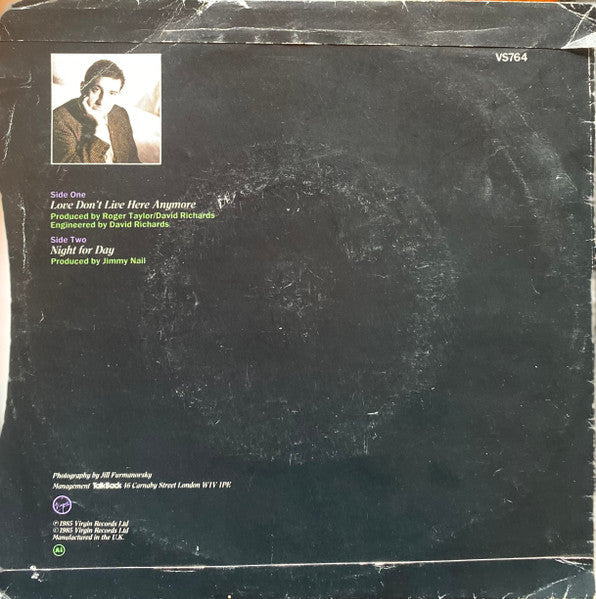 Jimmy Nail : Love Don't Live Here Anymore (7", Single)