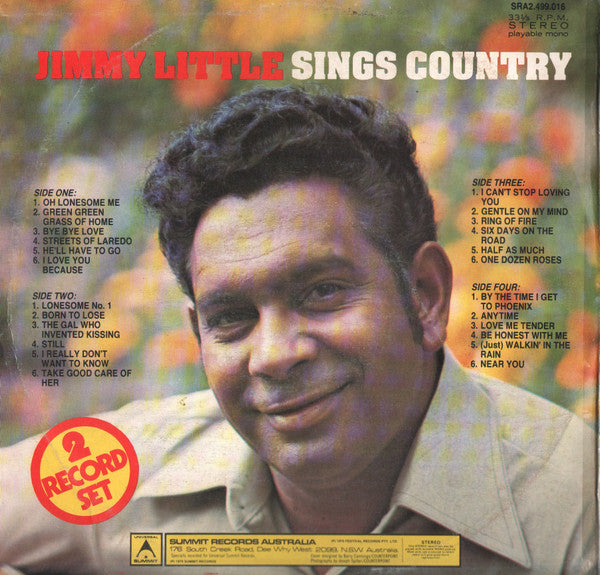 Jimmy Little : Sings Country (2xLP, Comp)