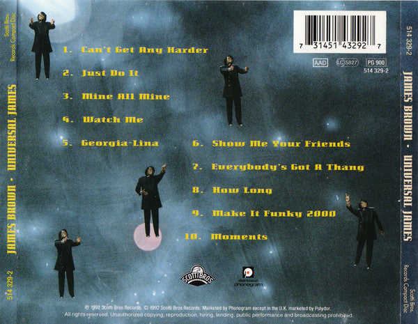 James Brown : Universal James (CD, Album)