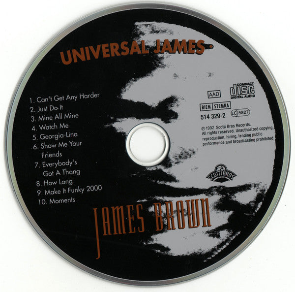 James Brown : Universal James (CD, Album)