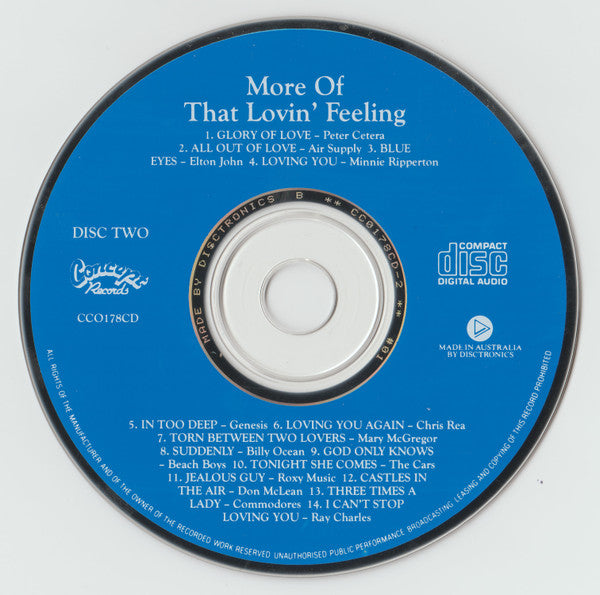 Various : More Of That Lovin' Feeling (2xCD, Comp)