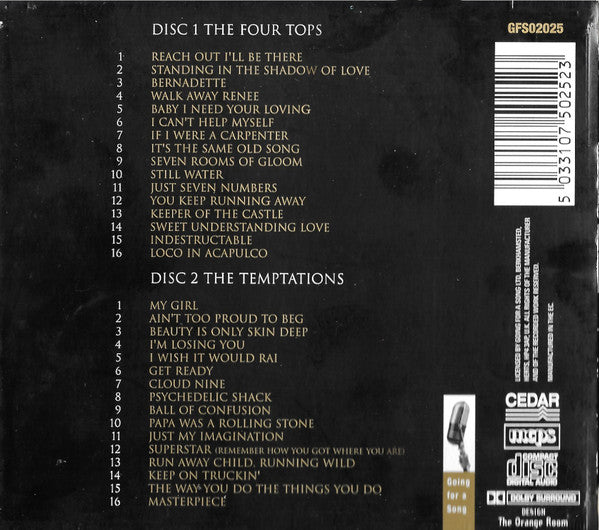 Four Tops ,  The Temptations : Classic Collection Presents The Four Tops & The Temptations (2xCD, Comp + Box)