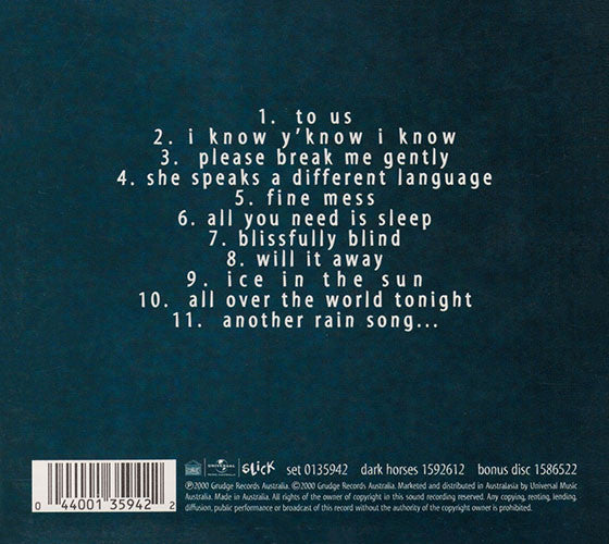 Tex Perkins : Dark Horses (2xCD, Album, RE, Bon)