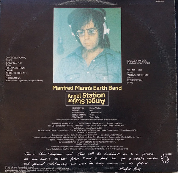 Manfred Mann's Earth Band : Angel Station (LP, Album)