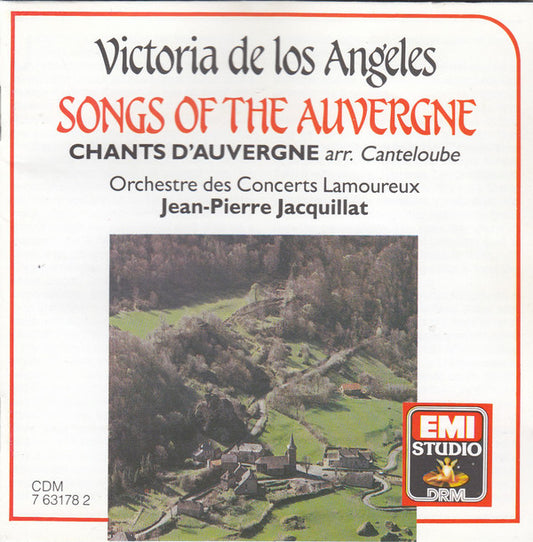 Victoria De Los Angeles : Songs Of The Auvergne - Chants d'Auvergne (CD, Comp, RE)