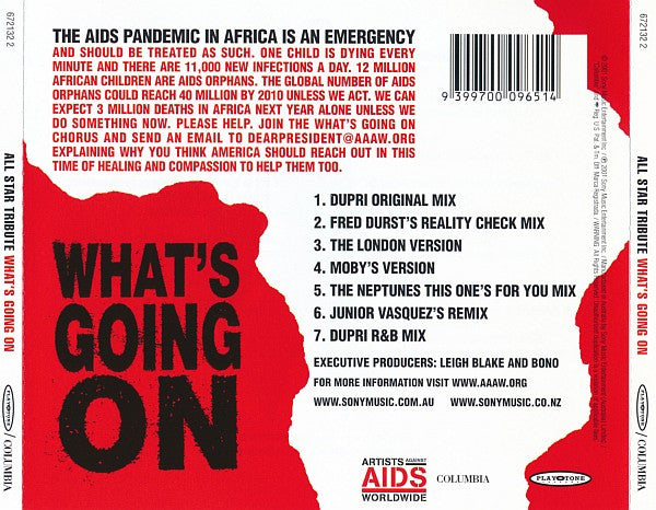 Artists Against AIDS Worldwide : What's Going On (CD, Maxi)
