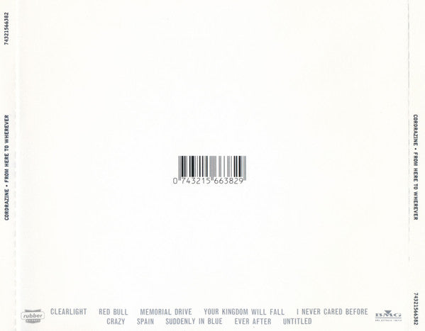 Cordrazine : From Here To Wherever (CD, Album)