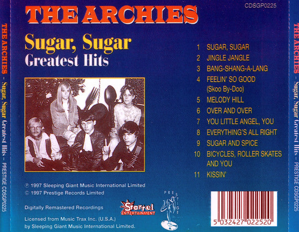 The Archies : Sugar, Sugar Greatest Hits (CD, RE, RM)