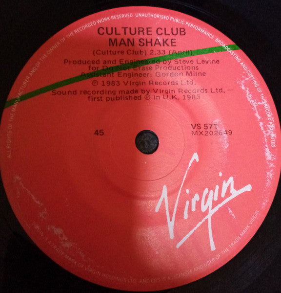 Culture Club : Church Of The Poison Mind (7", Single)