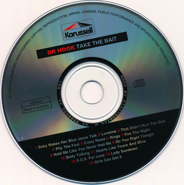 Dr. Hook : Take The Bait (CD, Comp)