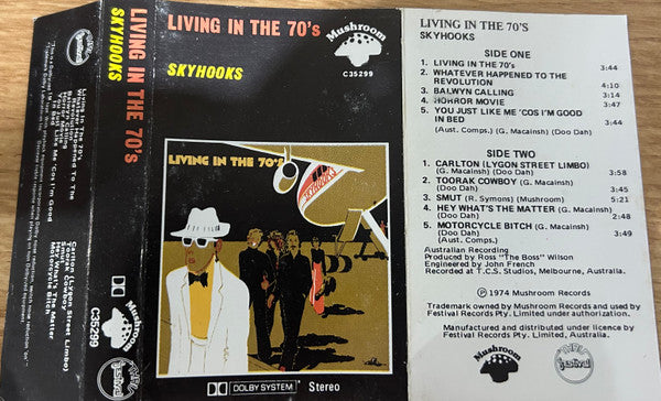 Skyhooks : Living In The 70s (Cass, Album)