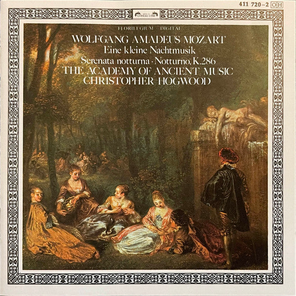 Wolfgang Amadeus Mozart, The Academy Of Ancient Music, Christopher Hogwood : Eine Kleine Nachtmusik · Serenata Notturna · Notturno, K.286 (CD, Album, RE, RP)