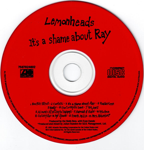 Lemonheads* : It's A Shame About Ray (CD, Album)