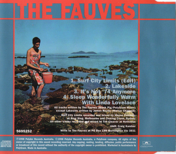 The Fauves : Surf City Limits (CD, Single)