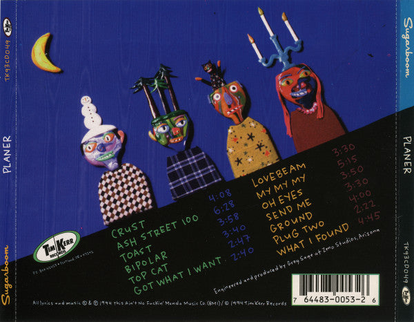 Sugarboom : Planer (CD, Album)