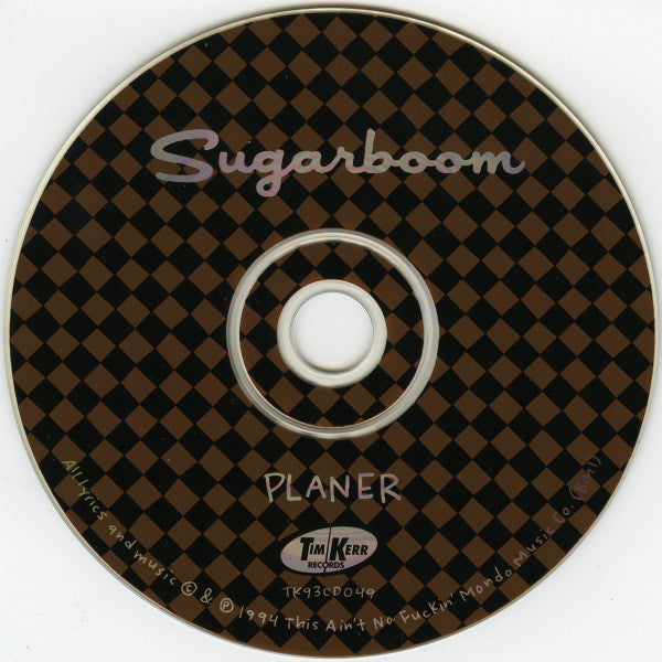 Sugarboom : Planer (CD, Album)