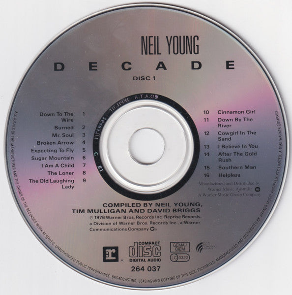 Neil Young : Decade (2xCD, Comp, RE)