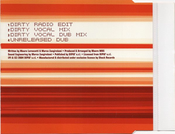 Mauro M.B.S. presents Seven Saturdays : Dirty Vinyl Pusher (CD, Maxi)