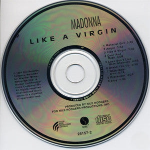 Madonna : Like A Virgin (CD, Album, RE)