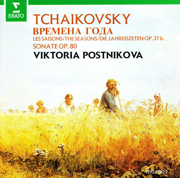 Tchaikovsky* - Viktoria Postnikova* : Времена года = The Seasons = Les Saisons = Die Jahreiszeten Op. 37b, Sonate Op.80 (CD)