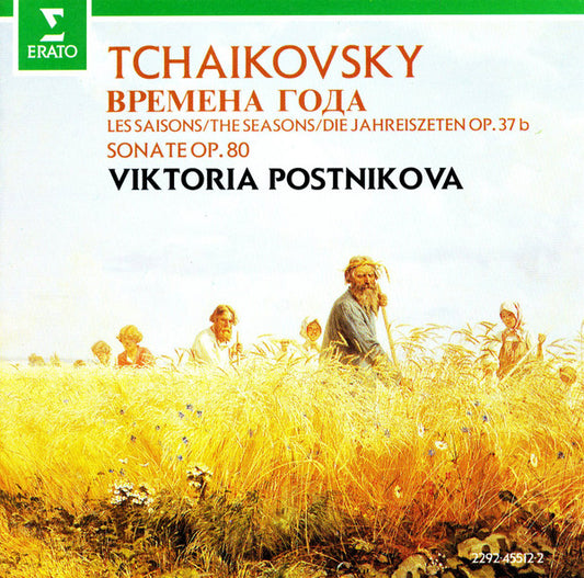 Tchaikovsky* - Viktoria Postnikova* : Времена года = The Seasons = Les Saisons = Die Jahreiszeten Op. 37b, Sonate Op.80 (CD)