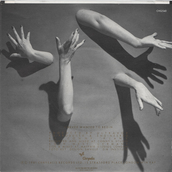 Ultravox : The Thin Wall (7", Single, Fre)