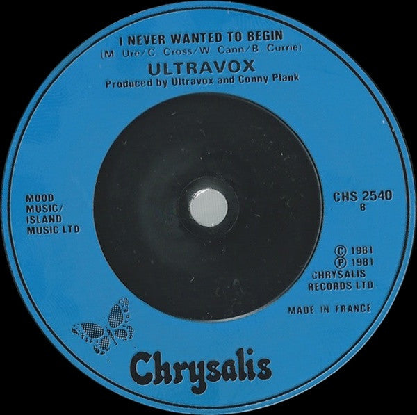 Ultravox : The Thin Wall (7", Single, Fre)