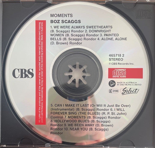 Boz Scaggs : Moments (CD, Album)