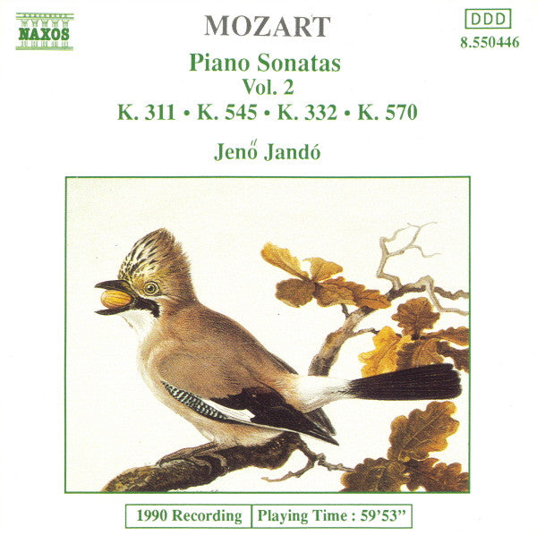 Mozart* - Jenö Jandó : Piano Sonatas Vol. 2 (CD, Album)