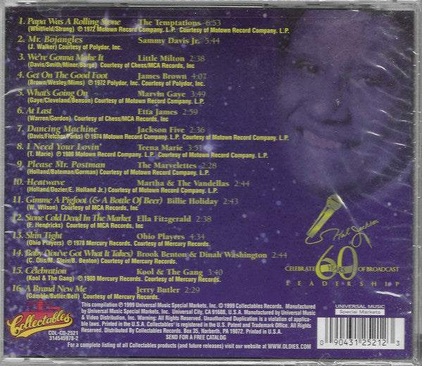 Various : Legendary WBLS Hal Jackson's Sunday Classics (CD, Comp)