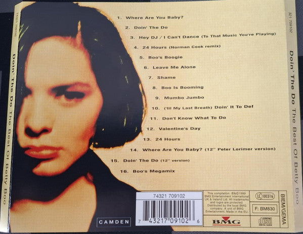 Betty Boo : Doin' The Do (The Best Of Betty Boo) (CD, Comp)