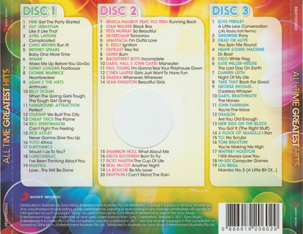 Various : All Time Greatest Hits (3xCD, Comp)
