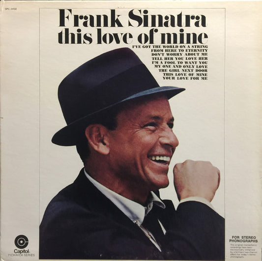 Frank Sinatra : This Love Of Mine (LP, Comp)