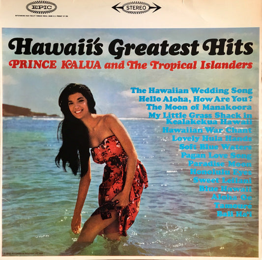 Prince Kalua And The Tropical Islanders : Hawaii's Greatest Hits (LP, Album)