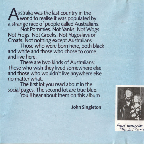 John Williamson : True Blue - The Best Of John Williamson (CD, Comp, RE)
