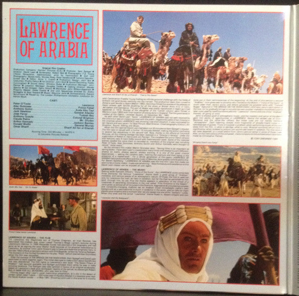 Maurice Jarre, The Philharmonia Orchestra* Conducted By Tony Bremner : Lawrence Of Arabia (LP, Gat)