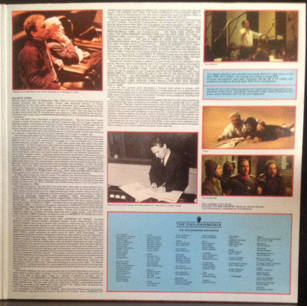 Maurice Jarre, The Philharmonia Orchestra* Conducted By Tony Bremner : Lawrence Of Arabia (LP, Gat)